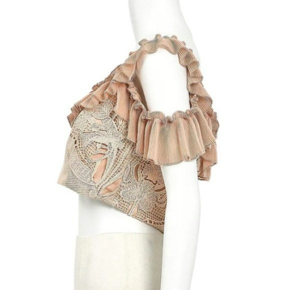 MICHAEL KORS Navy Sleeveless Ruched Zip Wrap Top - Picture 10 of 16